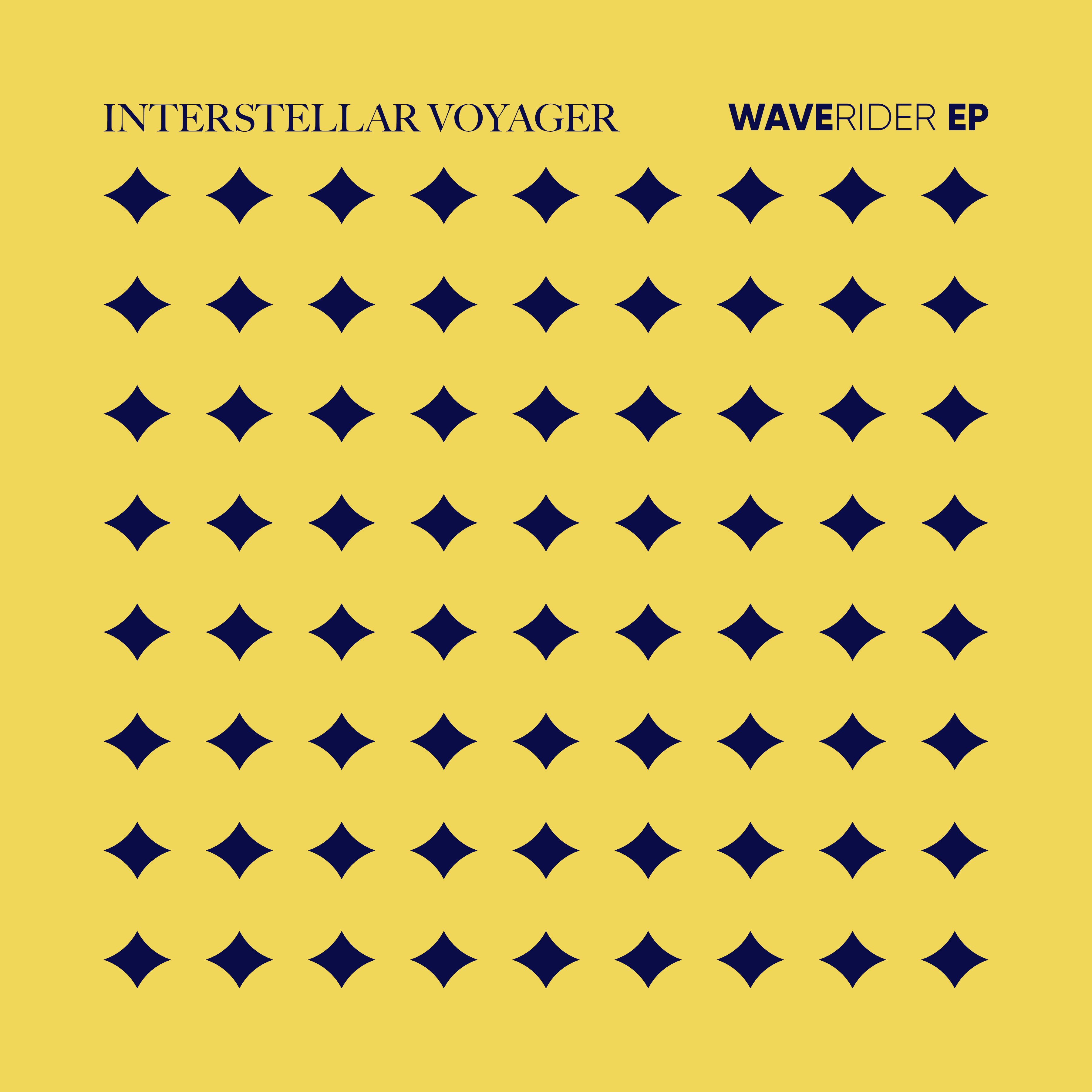 Album artwork for the Waverider EP, by Interstellar Voyager